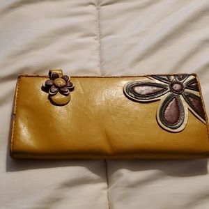 Retro leather wallet